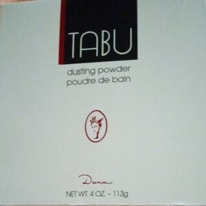 Tabu By Dana Dusting Powder - New In Classic White Box